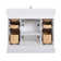 Currahee 42'' Single Bathroom Vanity with Engineered Stone Top