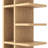 9 Tier Bookshelf, Vertical Corner Shelf With Modern Invisible Spine Ladder Bookcase Space-saving Organizer-1404090852