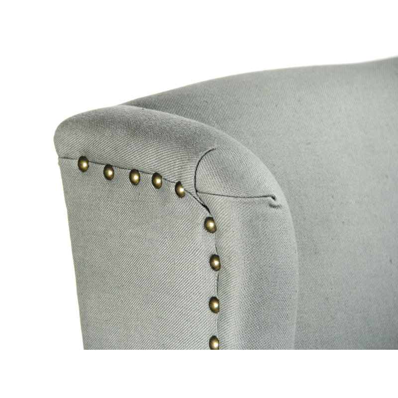 Franck Upholstered Bench, Green