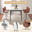 Delvion Upholstered Adjustable Height Bar Stool