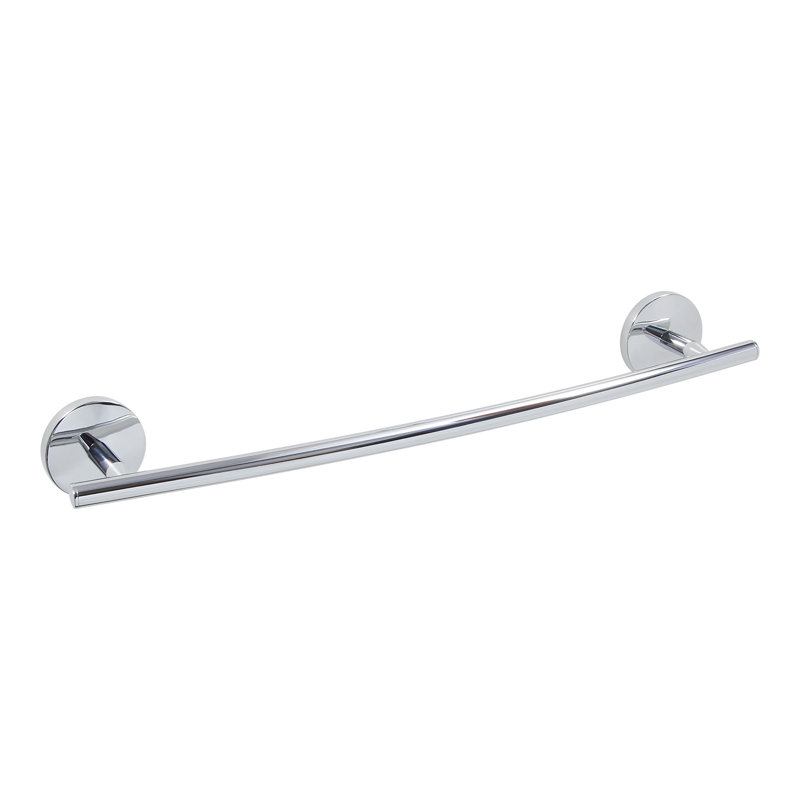 Barre à serviettes murale, Chrome, 1.7" H x 18" W x 3" D