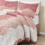 Très grand / très grand housse de couette en fausse fourrure ombrée 3 pièces King / King, lavable à la machine, attaches intérieures et 2 taies décoratives douillettes-132971532