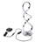 15.7X5” Bedside Lamp Spiral Table Lamp