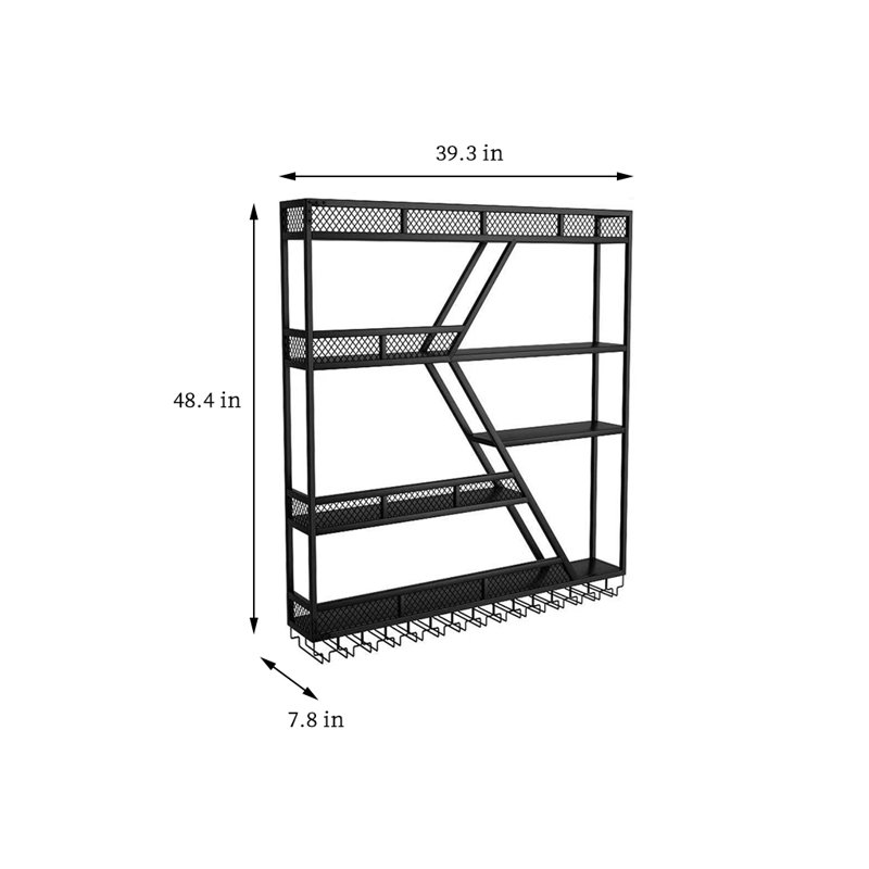 Saites, 48.4" H x 39.3" W x 7.8" D
