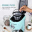 Cafetière 10 tasses Nostalgia Classic Retro, turquoise-123034385