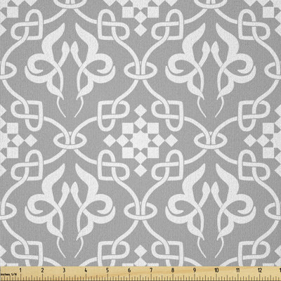 Davionte Irish Royal Antique Floral Curves Multi-Purpose Fabric