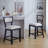 Netzer Fabric Upholstered Counter Stools-474031408