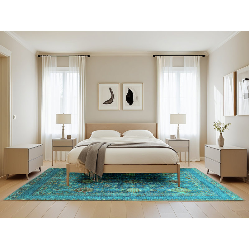 Oriental Indoor Rug, Rectangle 5' x 8'