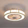Evamae 5 - Blade Classical Elegant LED Caged Ceiling Fan with Light Kit and Remote Control