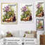 «Purple Green Food Herbs A Delicate», reproduction d'art sur toile-91160345-91160337
