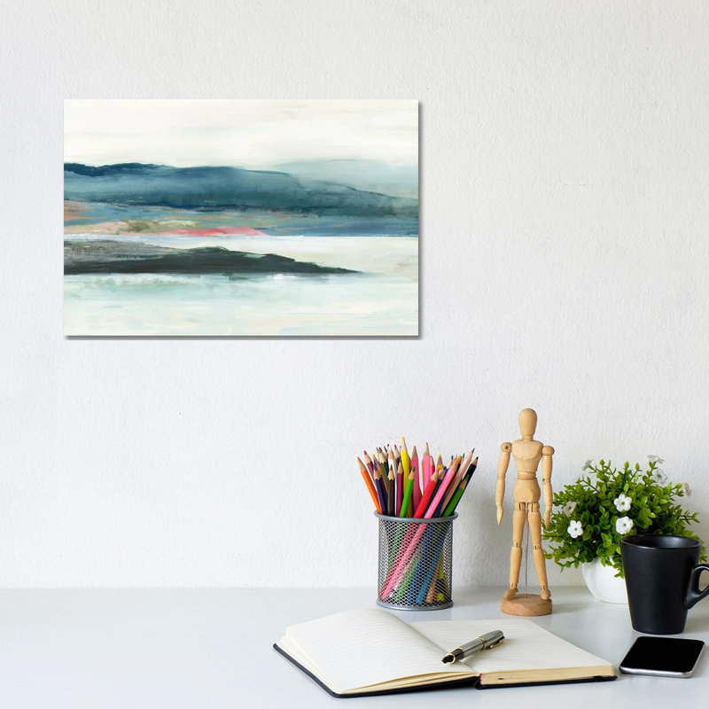 «Peaceful Mind I» par Allison Pearce - reproduction d'art, H 8 po x l 12 po x P 0,75 po, Toile tendue, Pas de tapis