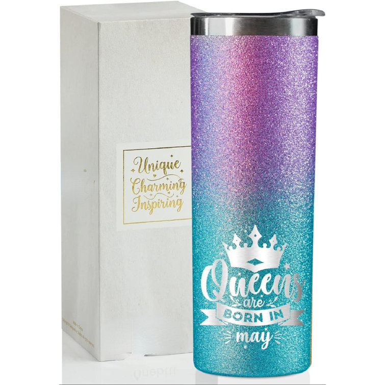 Orchids Aquae 20oz. Insulated Stainless Steel Wide Mouth Water Bottle