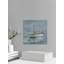 Small White Boat by Parvez Taj - Wrapped Canvas Painting-46460871