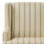 Fauteuil à oreilles rembourré en tissu 29 po avec pieds en bois massif Decker-135709692