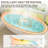 CASAINC 70.87" Freestanding Soaking Solid Surface Bathtub with Center Drain, Oval, Matte White