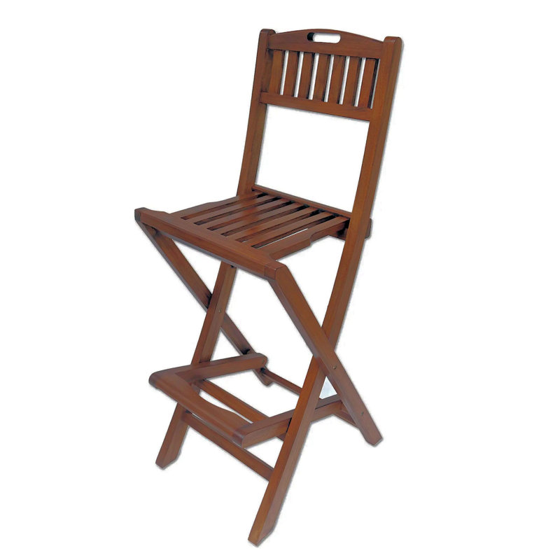 Teak Outdoor 29'' Bar Stool
