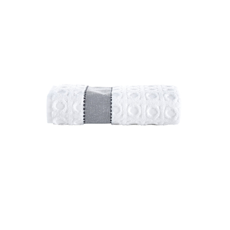 Serviette de bain Brooks Brothers, Blanc