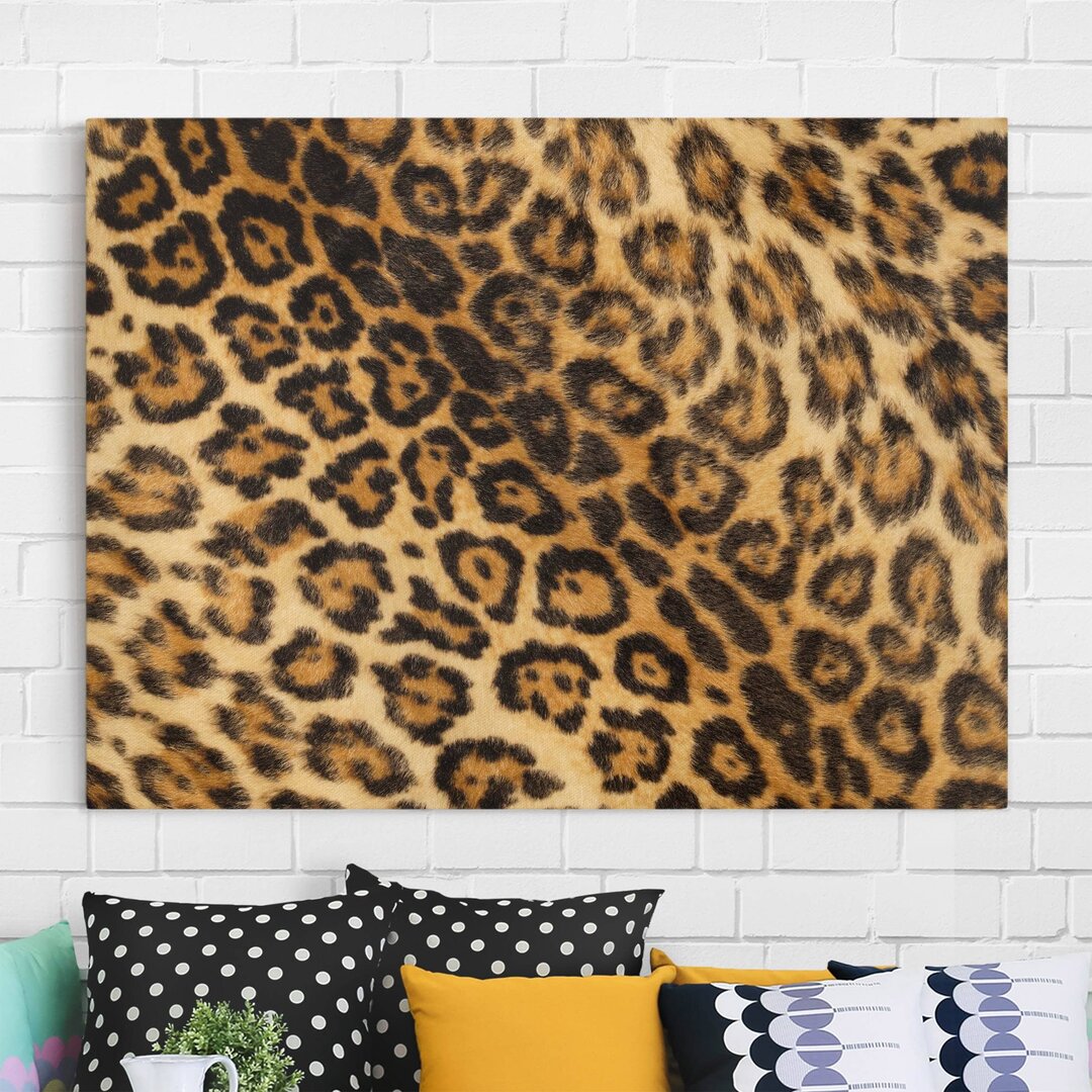 Leinwandbild Jaguar Skin Art Print