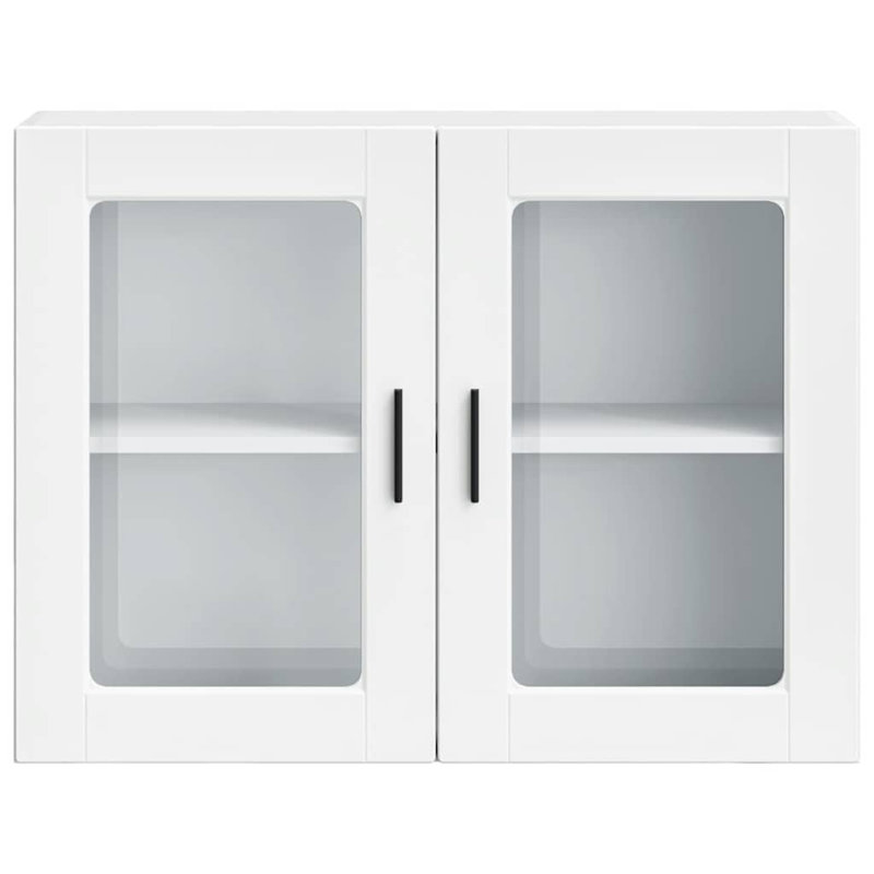 Armoire murale vidaXL, Blanc / Blanc