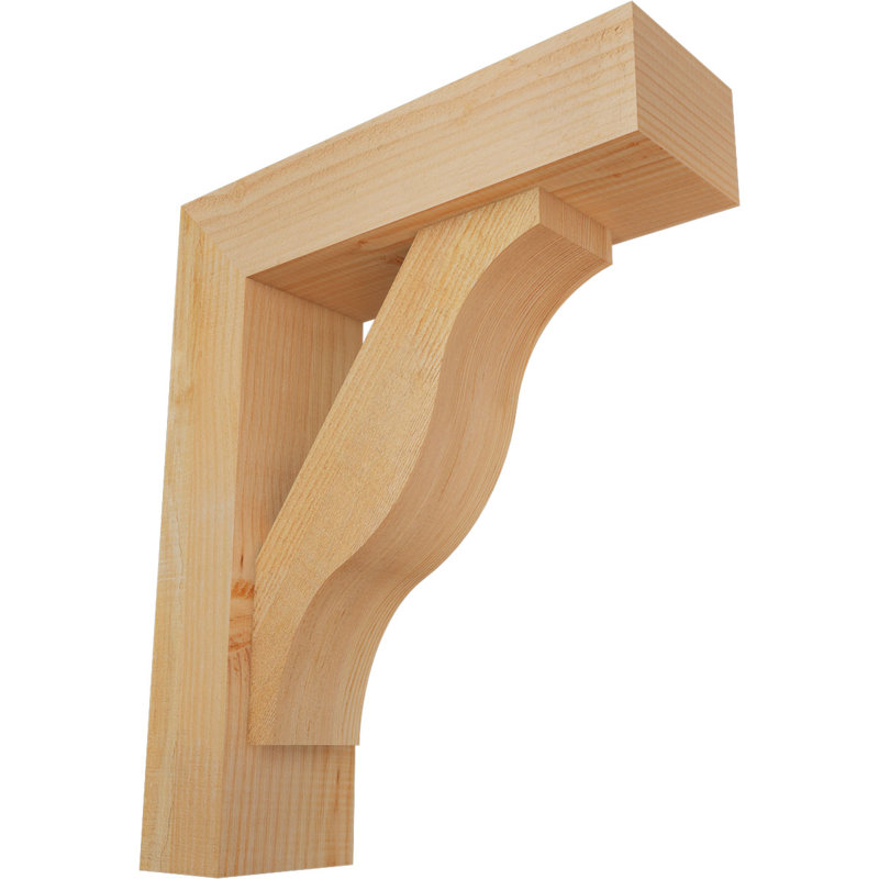 Support Funston Block avec support décalé, 24 x 20, Sapin Douglas de l 6 po (scié brut)
