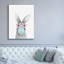  «Bubble Gum Bunny» par Rachel Nieman, art mural sur toile, 40 po x 54 po