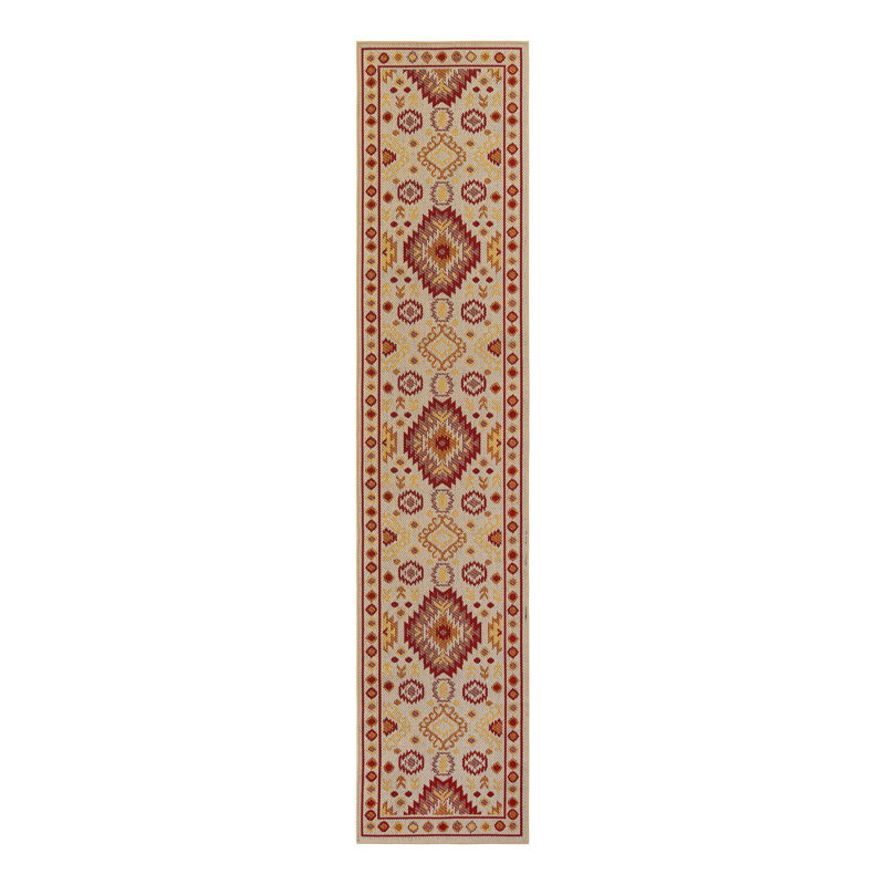 Tapis intérieur / extérieur Marlenia Marlenia, Tapis de couloir 2 pi 7 po x 12 pi