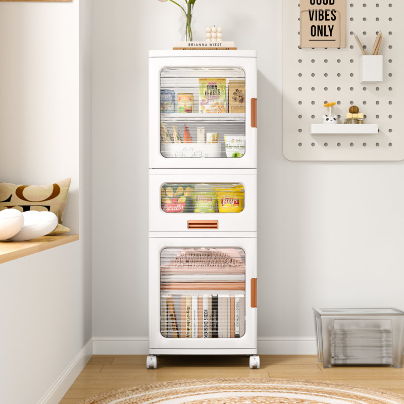 Ensemble de 3 paniers de rangement empilables