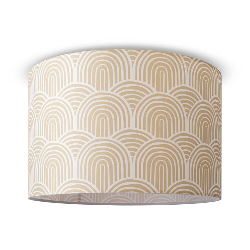 Tondola Fabric Flush Ceiling Light