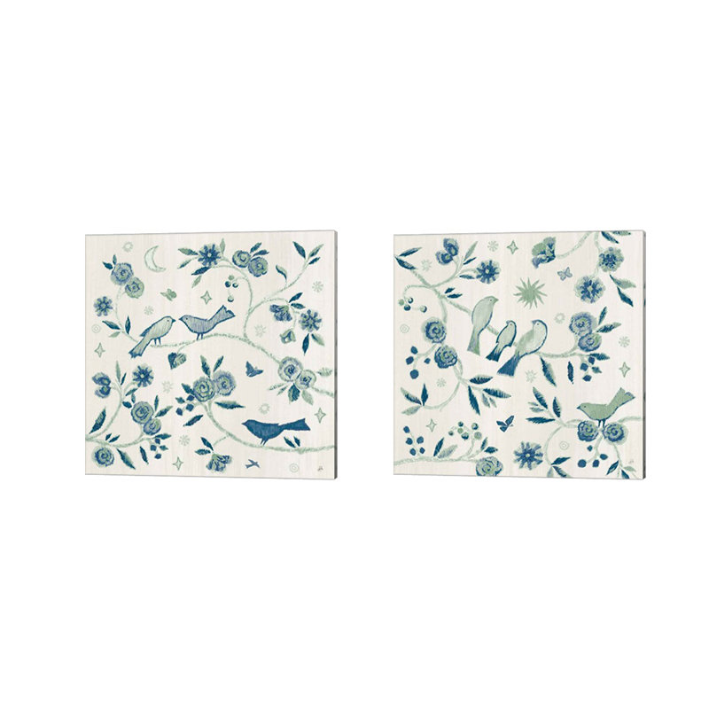 «My Bohemian Life» par Daphne Brissonnet, art sur toile (ensemble de 2)