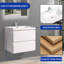 Meuble-lavabo flottant mural blanc brillant de 24 po avec comptoir simple à surface solide blanc-1526861054
