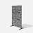Screen Series Black Plastic Block Pattern Screen Set