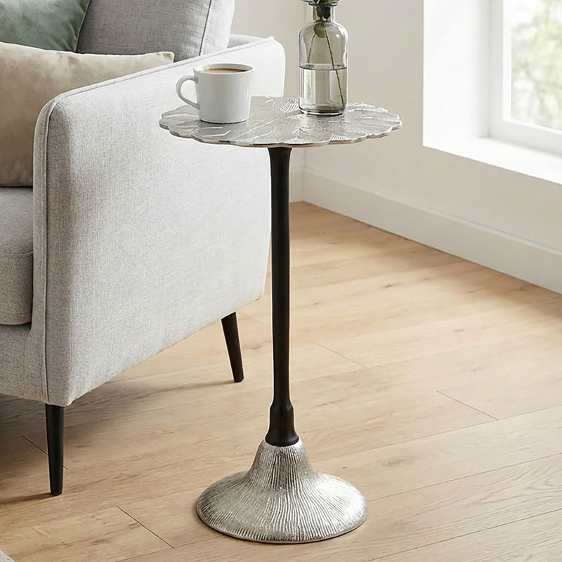 Pedestal End Table