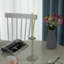 Bougeoir de table en acier inoxydable