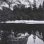 «Mirror Lake» par Carleton E Watkins, reproduction d'art encadrée à la main-123333865