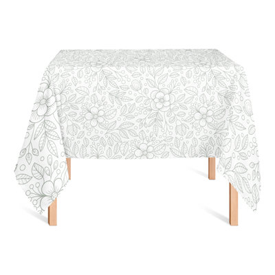 Abdul-Hannan Floral Square Tablecloth
