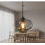 Large Glass Pendant Light – Industrial Vintage Ceiling Hanging Lamp