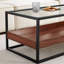 Table basse moderne noire
