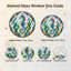 Art mural en toile bleu et orange-2088100614