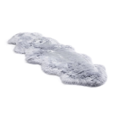 Solid Colour Sheepskin Shag 60cm X 180cm Area Rug