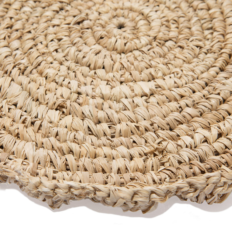 Raffia Stripe Round Placemat