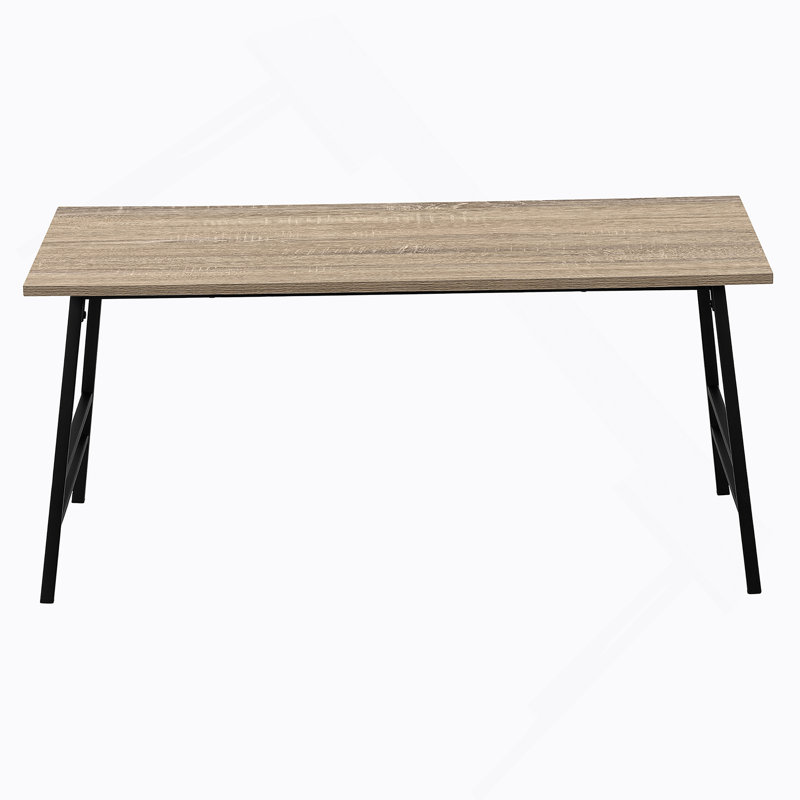 Coffee Table, Accent, Cocktail, Rectangular, Living Room, Metal, Laminate, Taupe, Black