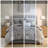 Elegant 5 Piece Cotton Bedding Set, Grey Damask Style For Home