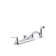 Double Handle Kitchen Faucet with Side Spray