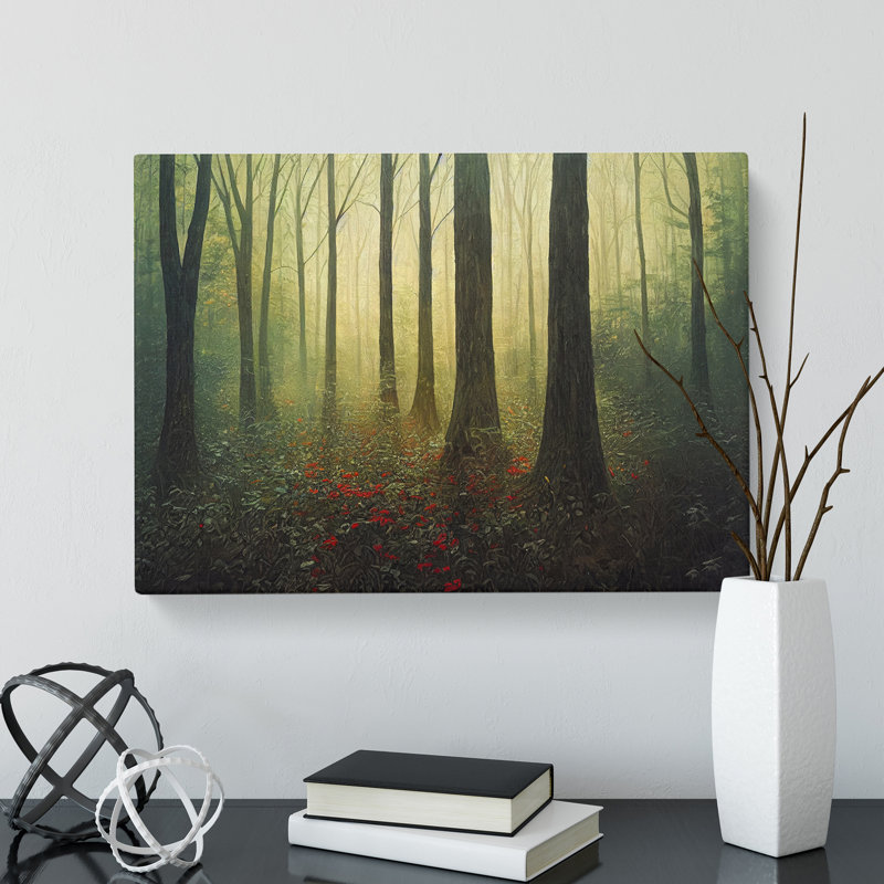 Painted Forest Vol.4 - Wrapped Canvas, 35cm H x 50cm W x 3cm D