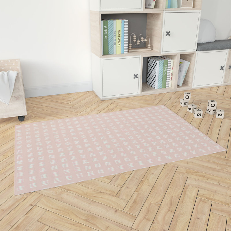 Tapis de jeu Dash Kids, Rectangle 5 pi x 7 pi, Rose