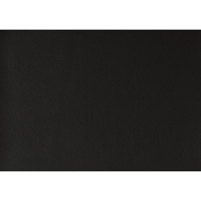 Mobilier de chambre à coucher de style décontracté en similicuir noir avec grand lit brun et gris 1pc