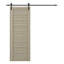 Porte de grange en lambris de bois manufacturé avec ensemble d'installation-88072299-88072302
