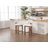 Francile Upholstered Stool with Solid Wood Frame-352002163-352002164
