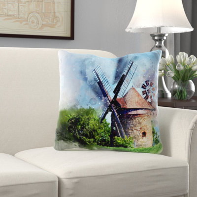 Alegria Outdoor Reversible Throw Pillow