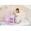 Teamson Kids Olivia Little World Twinkle Stars Princess 4-in-1 Baby Dolls Baby Doll Changing Station Furniture